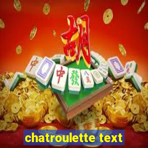 chatroulette text